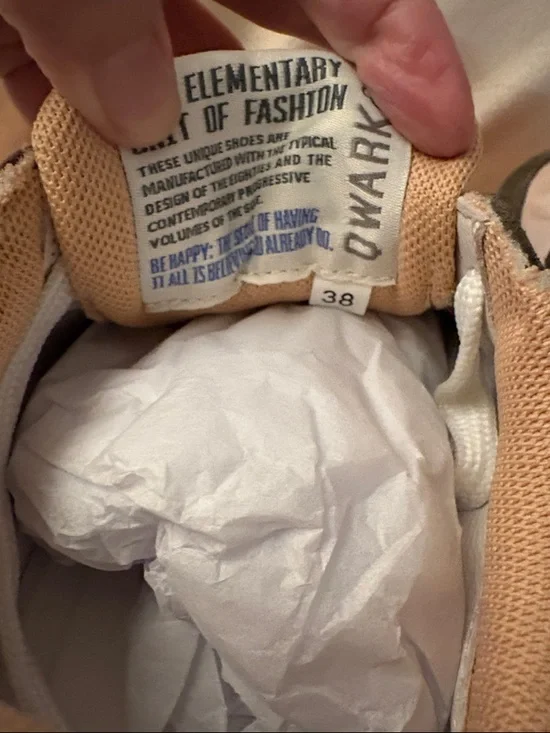 NWT VOILE BLANCHE Qwark Hype Sneaker in Army Green - Picture 11 of 15